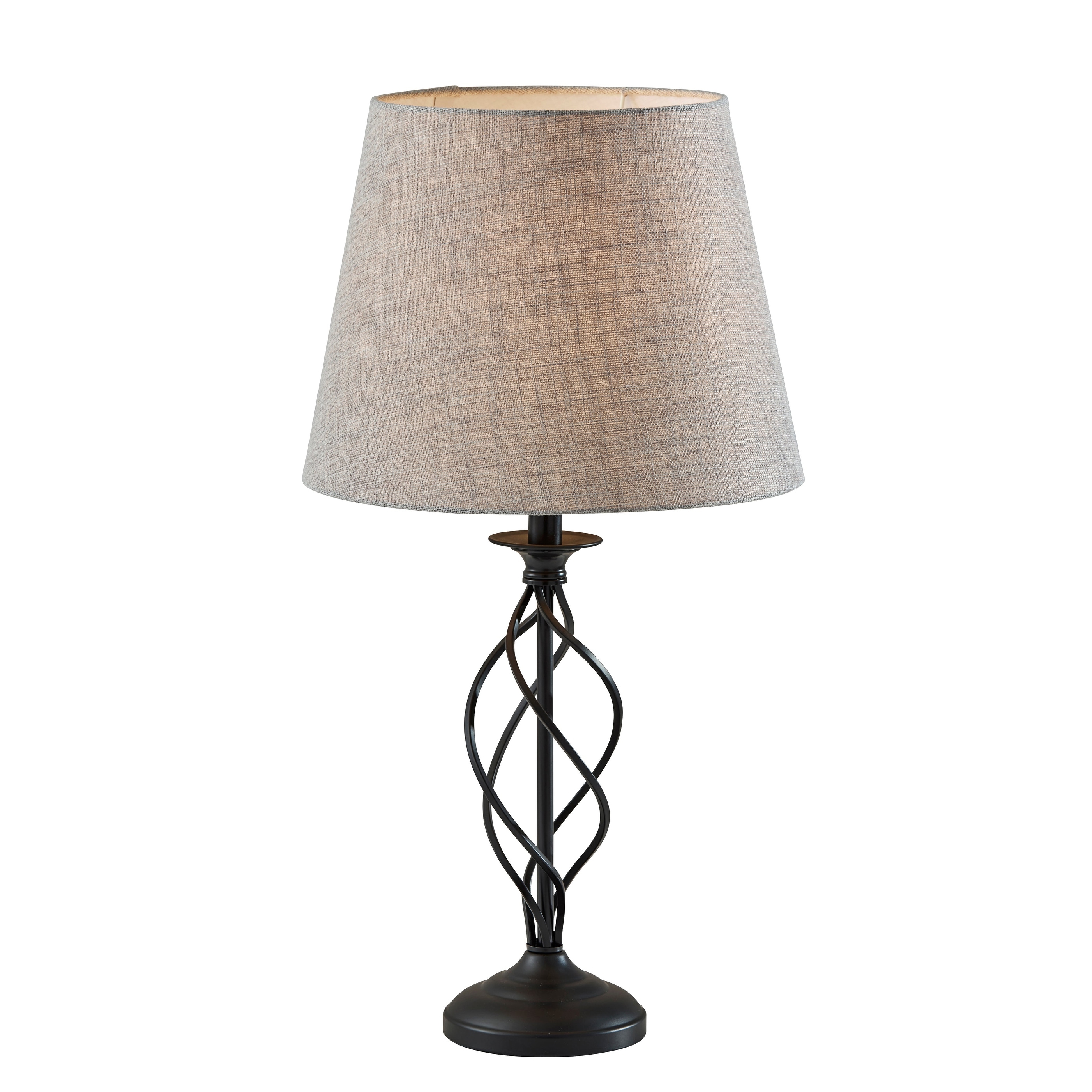 Grey tall table lamp discount