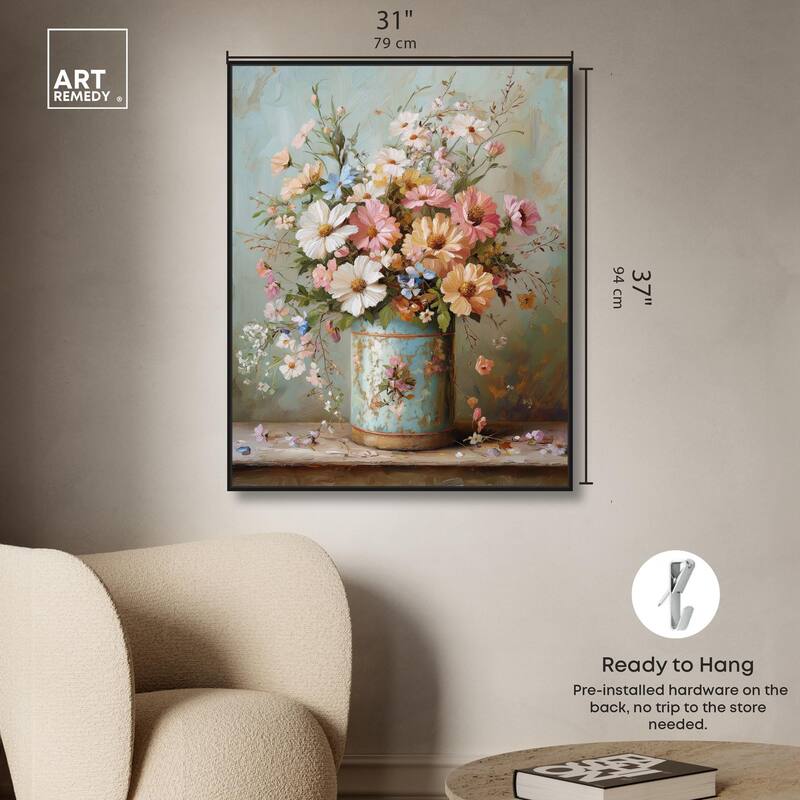 Verse in Violets Canvas by Art Remedy