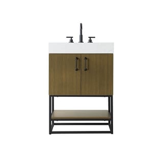 Elegant Lighting VF29224 Caroline 24" Free Standing Single Basin