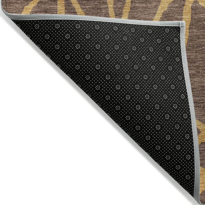 Machine Washable Indoor/ Outdoor Contemporary Chantille Rug