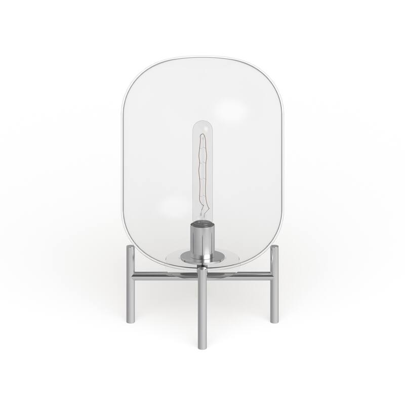 Carson Carrington Sagen Glass and Brass Table Lamp
