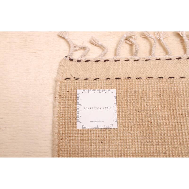 ECARPETGALLERY Hand-knotted Pak Finest Marrakesh Cream Wool Rug - 8'4 x 9'9