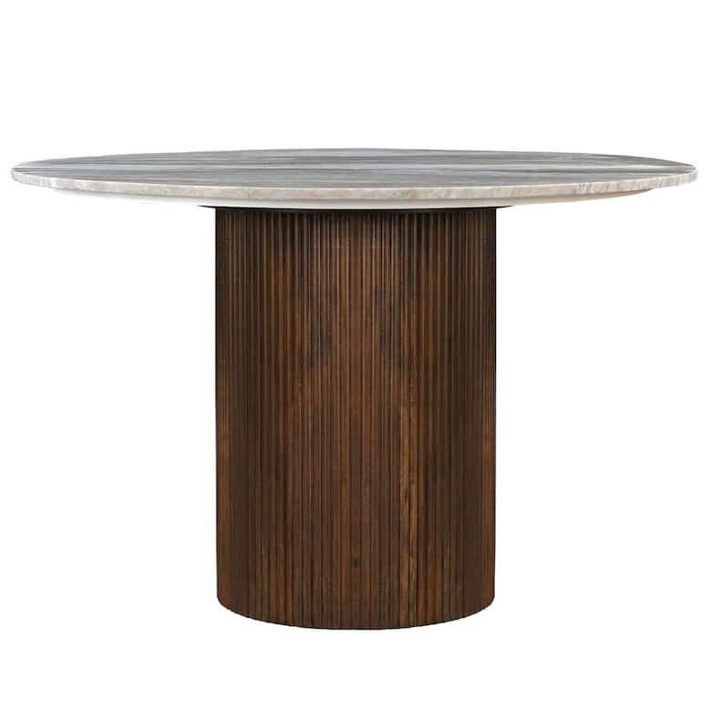 Liberty Furniture Kaleidoscope Pedestal Table for Dining Room - Width 47" x Depth 47" x Height 30"