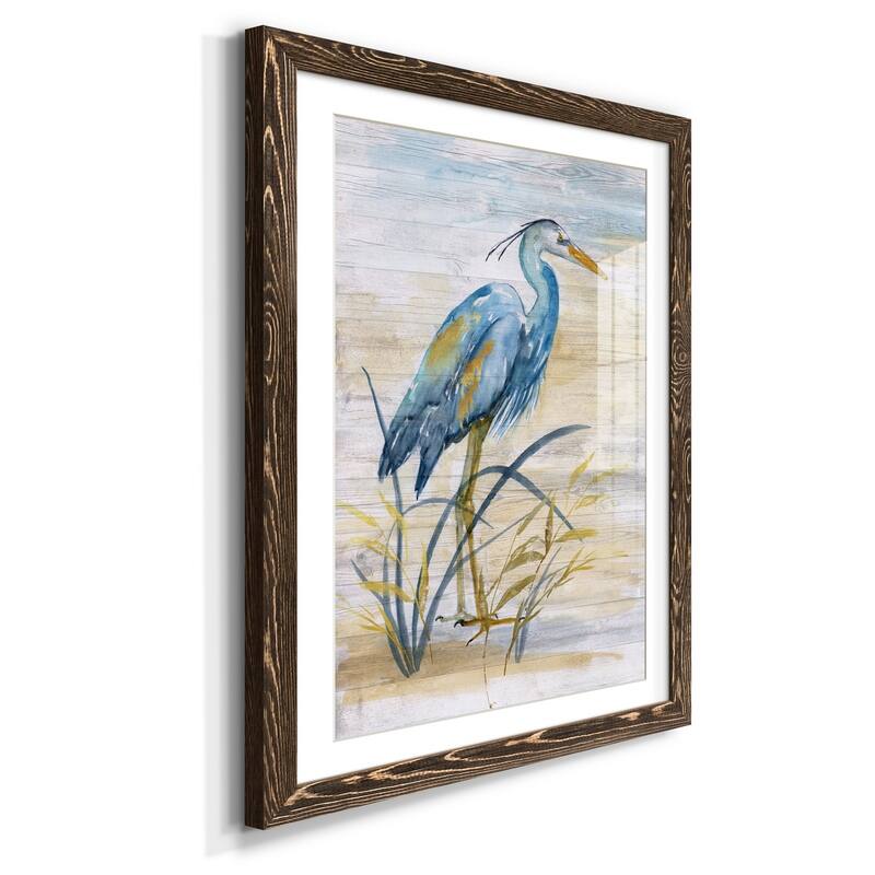Blue Heron I-Premium Framed Print - Ready to Hang