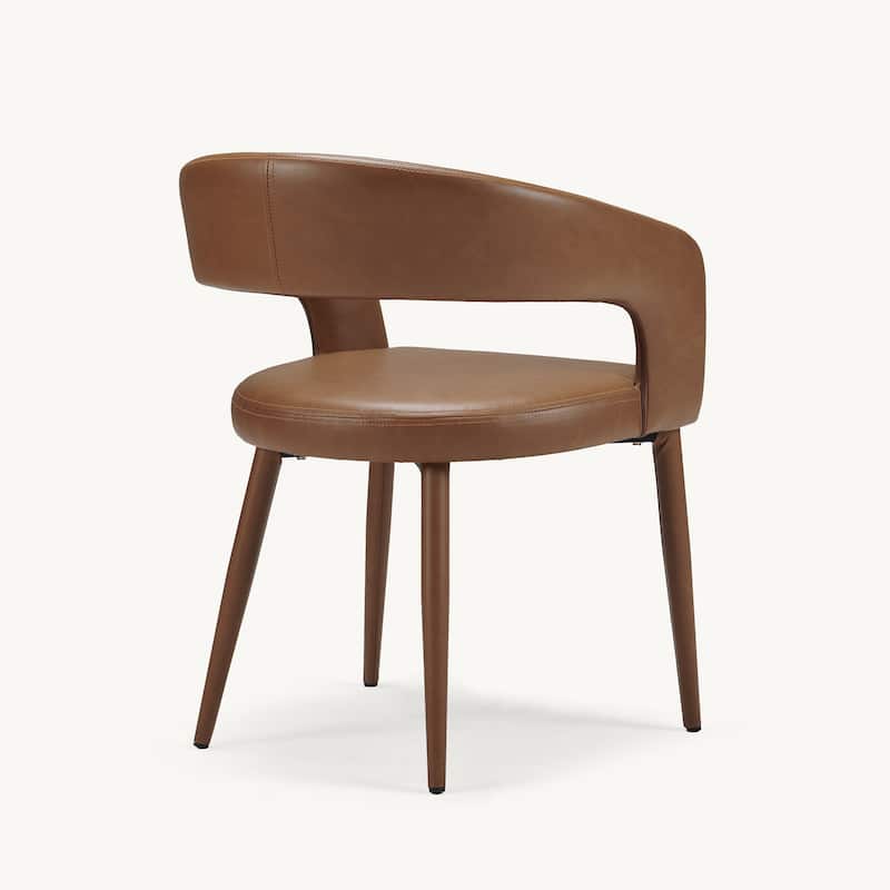 Modern Fort PU Leather Upholstered Dining Chair (Set of 6)