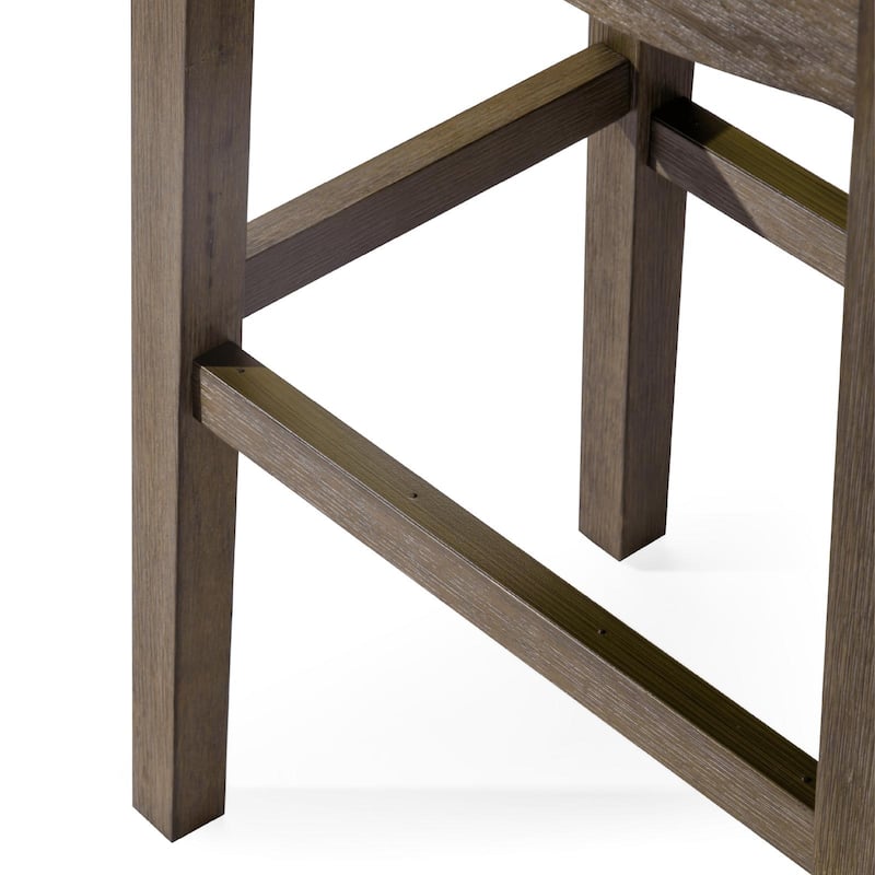 Maven Lane 31" Adrien Saddle Kitchen Bar Height Stool - N/A