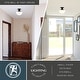 preview thumbnail 4 of 11, VAXCEL Eastgate 1-Light Schoolhouse Semi Flush Mount Ceiling Lighting Fixture, White Frosted Opal Glass Shade