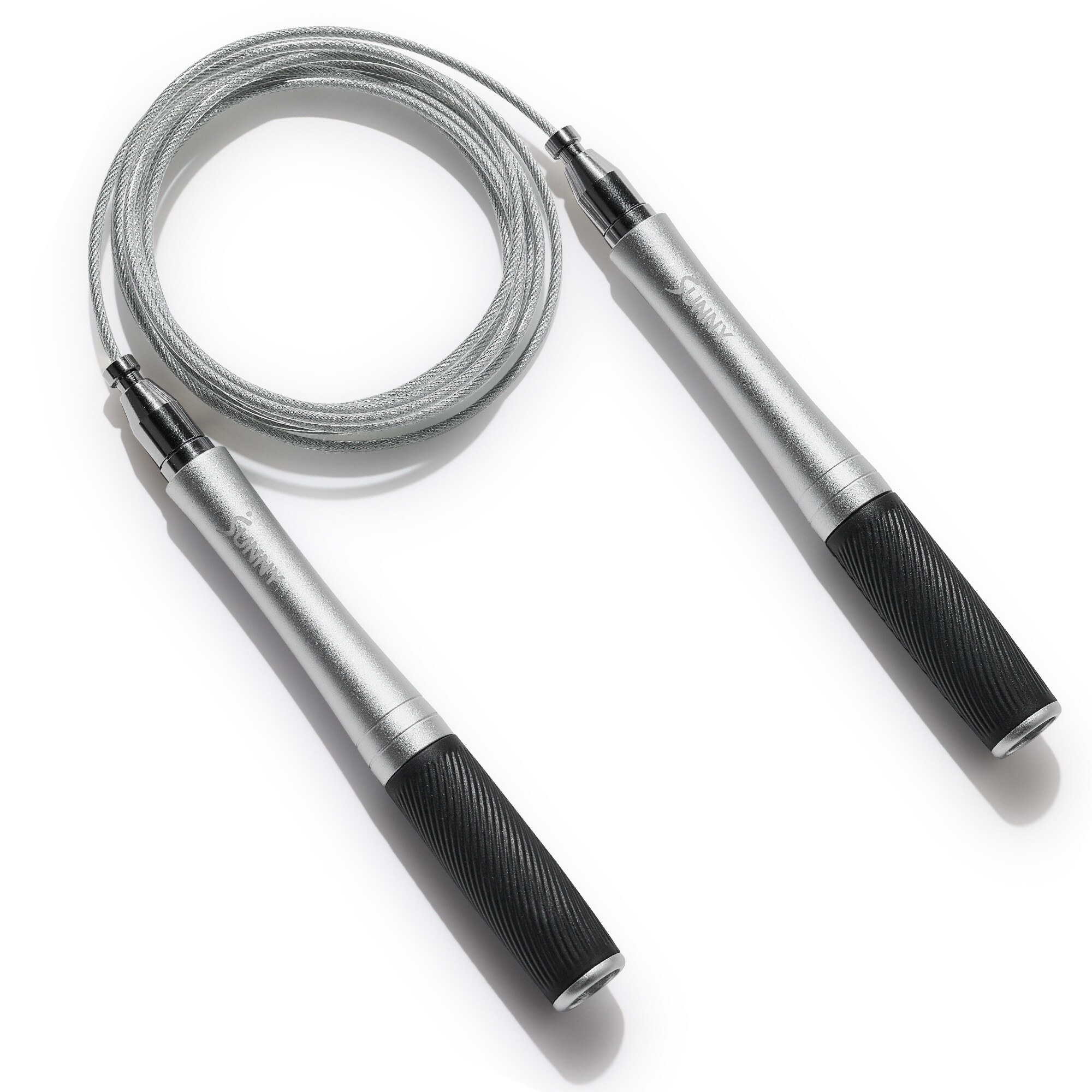 Sunny Health & Fitness Adjustable Speed Jump Rope JR02-BK - Bed