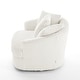 preview thumbnail 53 of 74, UIXE Oversize 43" Plush Corduroy Swivel Barrel Chair Comfy Accent Chair For Living Room