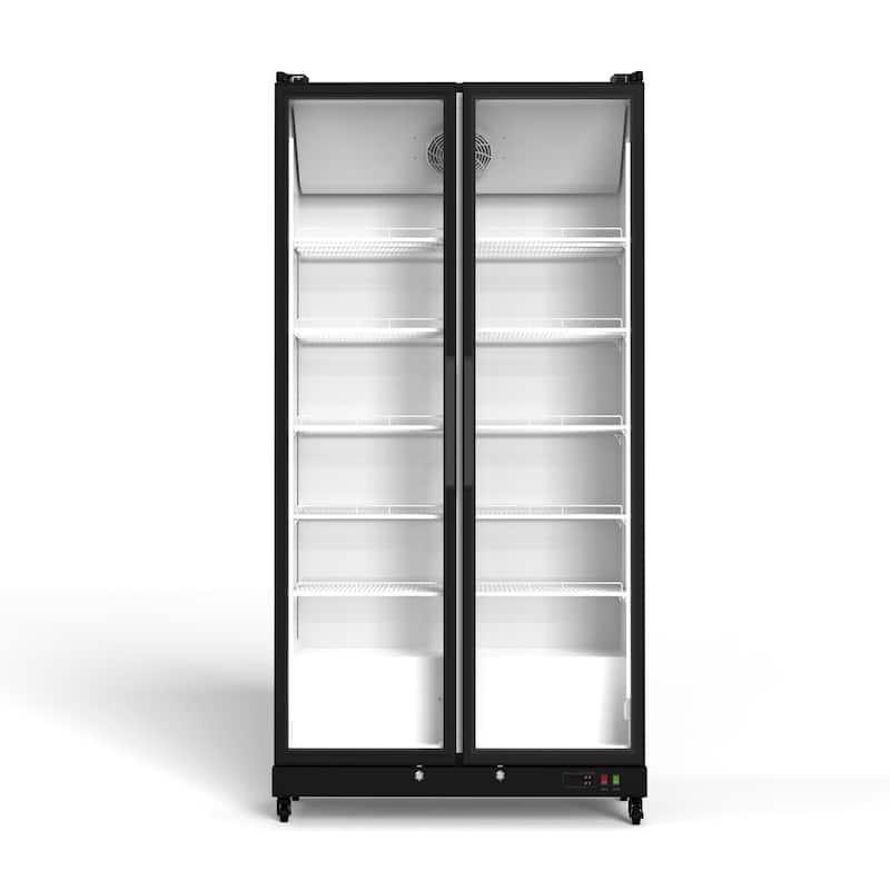 Yeego 27.12 cu.ft Commercial Beverage Display Cooler Refrigerator - 27.12 cu.ft