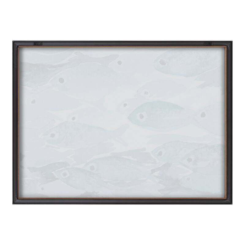Kate and Laurel Blake 18x24 Aholehole Print Glass by Janet Meinke-Lau