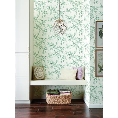 Maricopa Creeping Fig Vine Sage Wallpaper