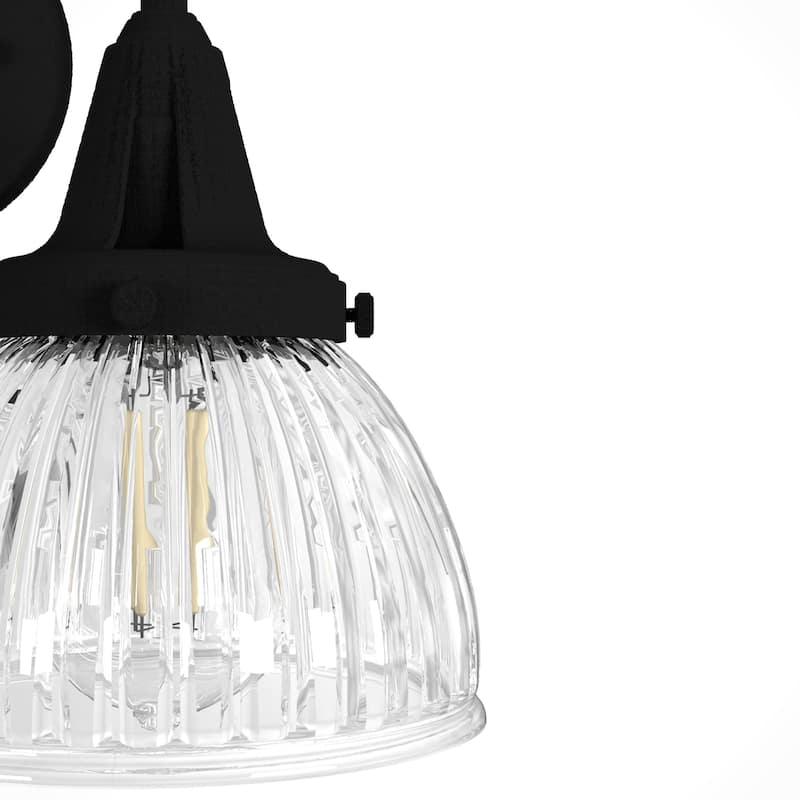 Hunter Cypress Grove 2-Light Vanity Wall Light - Industrial, Transitional, Contemporary - Damp Rated!