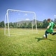 preview thumbnail 3 of 16, 2-in-1 Kids Soccer Rebounder and Soccer Goal with Adjustable Height-White