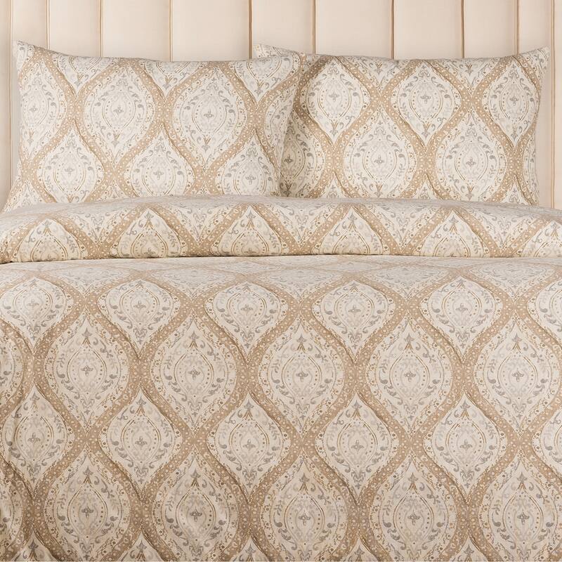 Magnolia Home Fashions Ariana Linen Duvet cover & shams Set