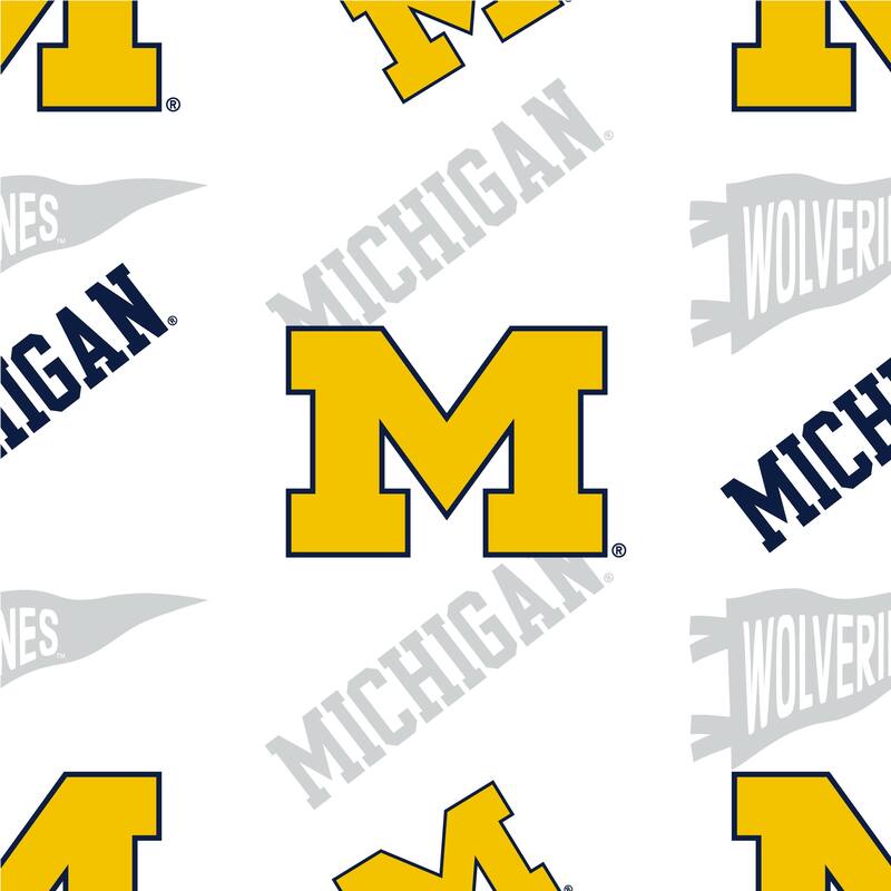 NCAA Officially Licenced Michigan Wolverines Sheet Set Bed Bath