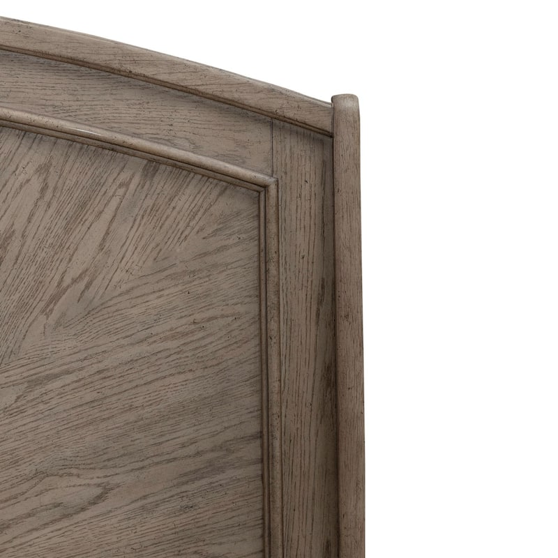 Avalon Burnished Beige Oak Panel Headboard, Queen or King