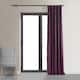 Exclusive Fabrics Signature Blackout Velvet Curtain (1 Panel) - 50 X 84 - Cabernet