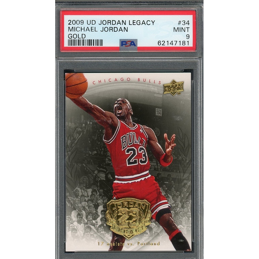Michael Jordan 2009 Upper Deck Legacy Gold Basketball Card