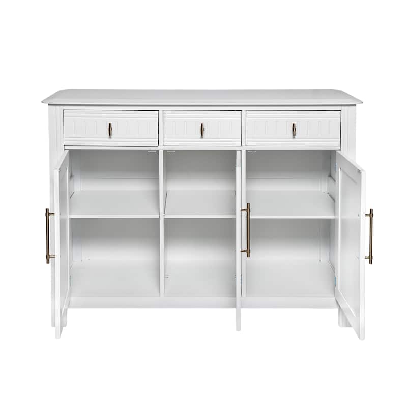 Christopher Knight Home - Alaric Acacia Wood Storage Cabinet with 3 Doors and 3 Drawers