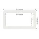 preview thumbnail 6 of 36, Amanti Art Vanity White Narrow Framed Dry Erase Magnetic Board 27 x 15 in