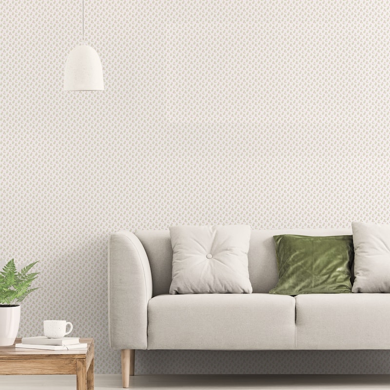 Galerie Wallcoverings Small Prints Vintage Bud Non-woven Matte Wallpaper Roll