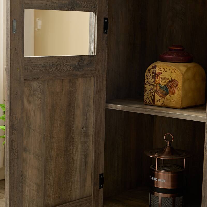 Farmhouse Sideboard Buffet Cabinet with Storage