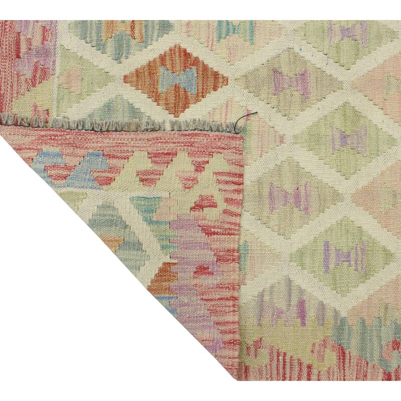 Sun Faded Flatweave Ralph Rust/Ivory Rug - 2'7" x 3'11"