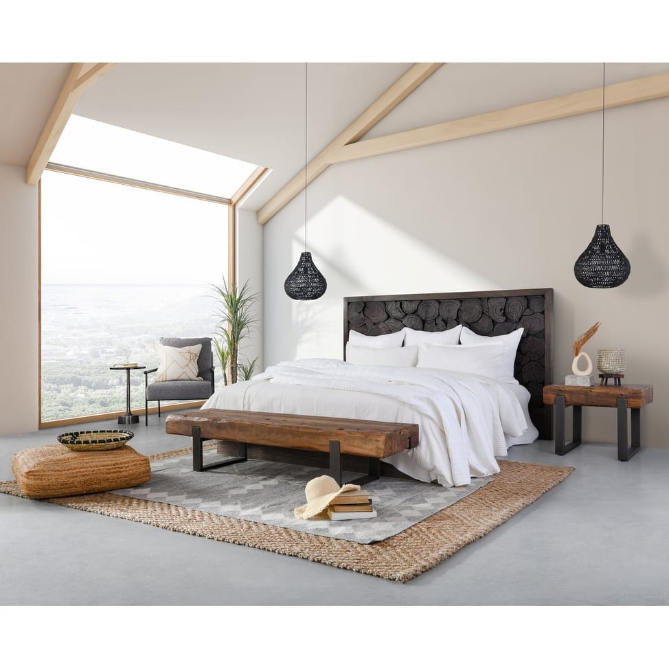 Lexington Indoor Outdoor Handwoven Gray Area Rug by Kosas Home