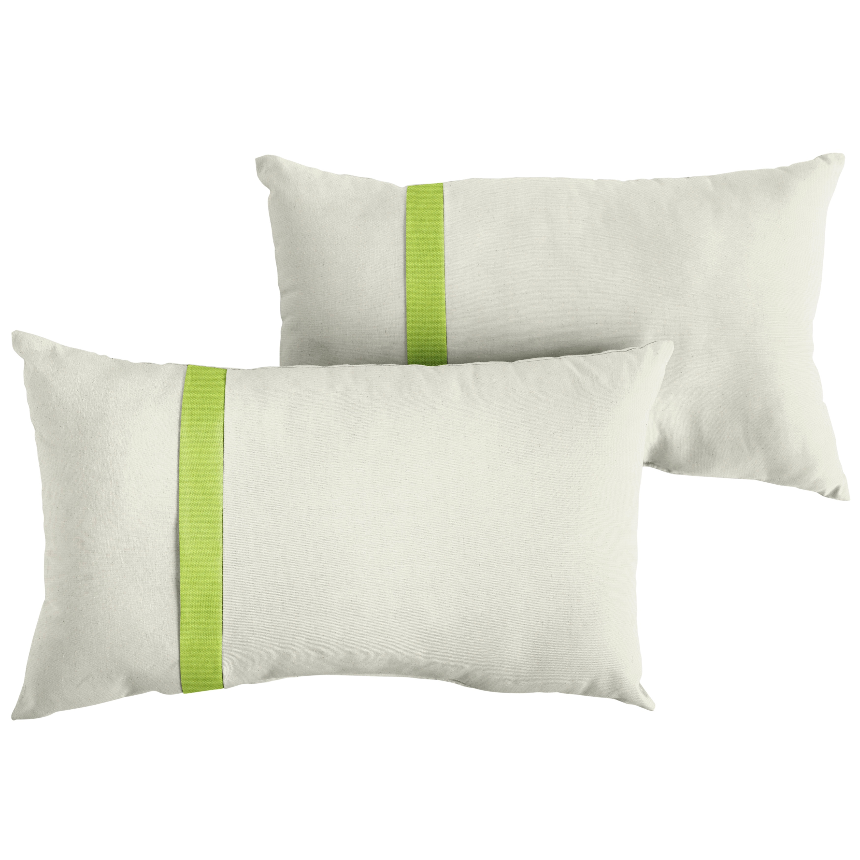 Sorra Home Sunbrella Outdoor Single Large Flange Pillow Set of 2