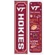 preview thumbnail 20 of 18, 47" Double Sided Seasonal Porch Leaner, Virginia Tech - 47" x 11.25"