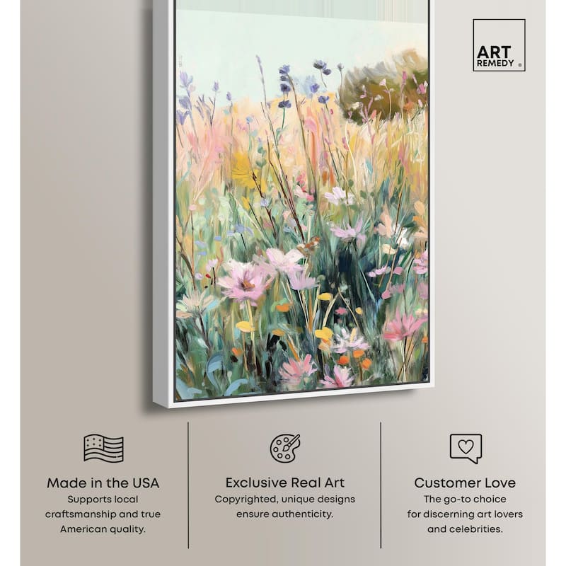 Floral Impressionism II Canvas by Art Remedy