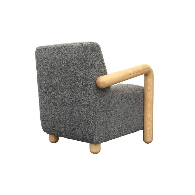 Austin Upholstered Club Chair, Storm Grey