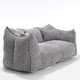 preview thumbnail 16 of 98, Modern Cute Chenille Upholstered Loveseat with High Resilience Foam