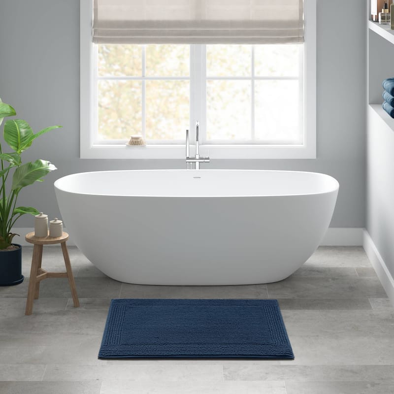 Madison Park Signature Splendor 100-percent Cotton Tufted 3000 GSM Reversible Bath Rug