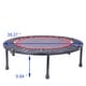 preview thumbnail 7 of 15, 40"Mini Exercise Trampoline for Adults or Kids - Indoor Fitness Rebounder Trampoline with Safety Pad