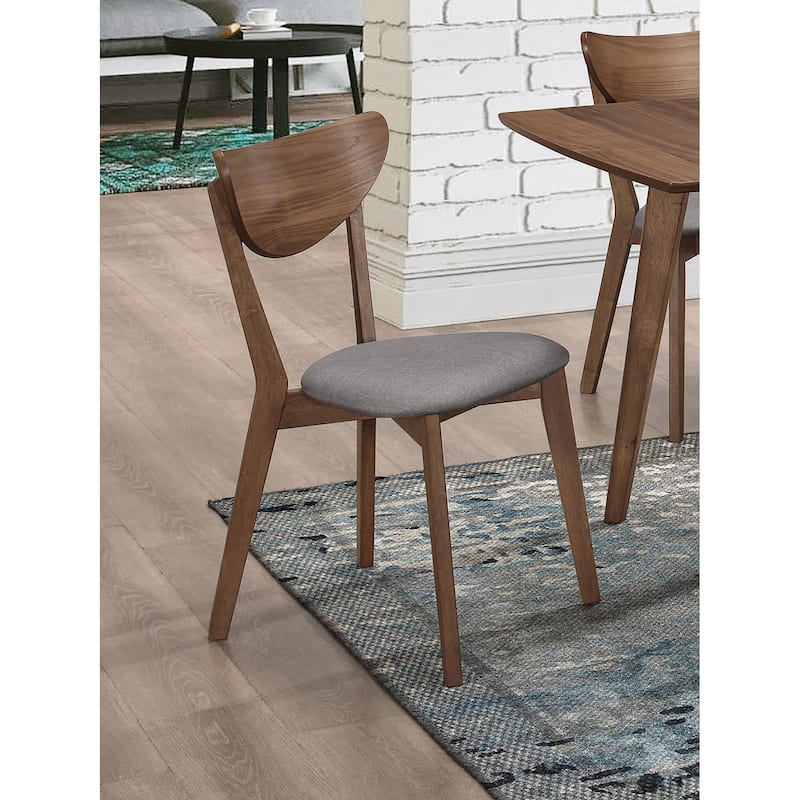Curved Wood Dining Side Chair (Set of 2)