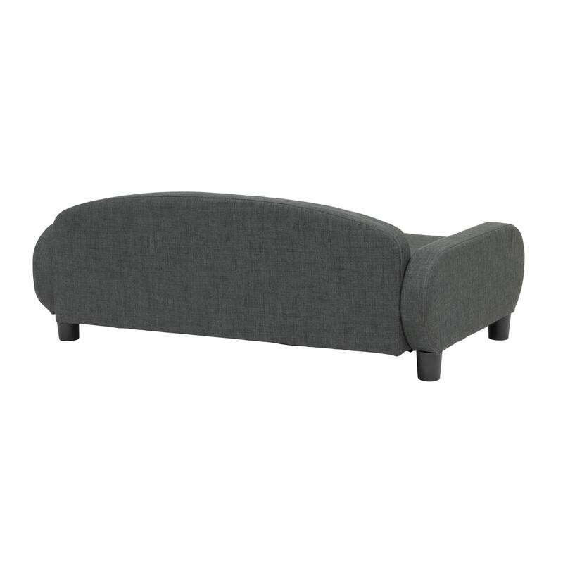 Paws & Purrs Modern Pet Sofa Bed Low-Back Lounger for Dogs & Cats – Removable Washable Mattress Cover