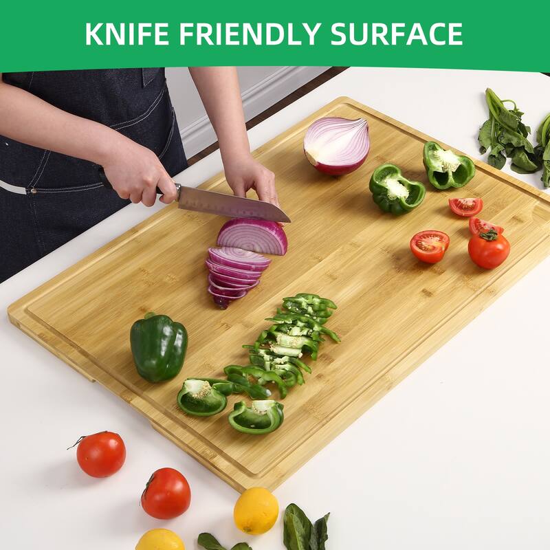 30-in L X 20-in W Large Wood Cutting Board