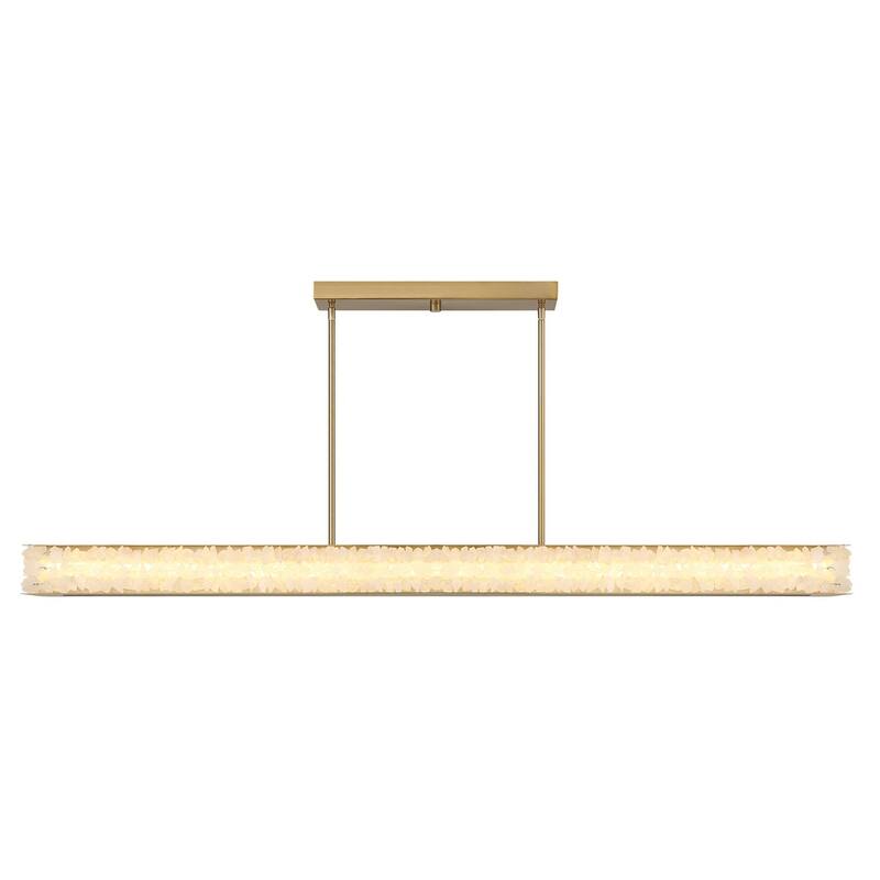 Minka Lavery 3889-L Divinely 60" Wide LED Crystal Linear Chandelier