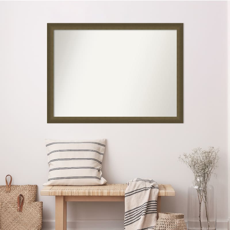 Blaine Narrow Non-Beveled Framed Wall Mirror