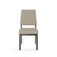 preview thumbnail 12 of 43, Amisco Avery Upholstered Dining Chair with Metal Legs