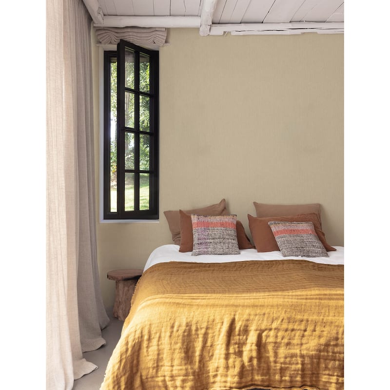 Chesapeake Elijah Light Brown Texture Wallpaper