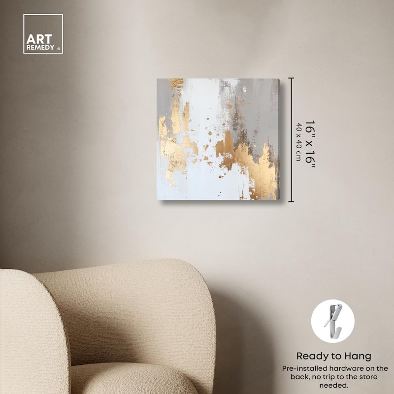 Ghostly Glimmer II Canvas by Art Remedy, Gallery Wrapped