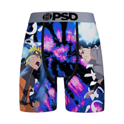 Naruto Vs. Sasuke TieDye Psd Boxer Briefs
