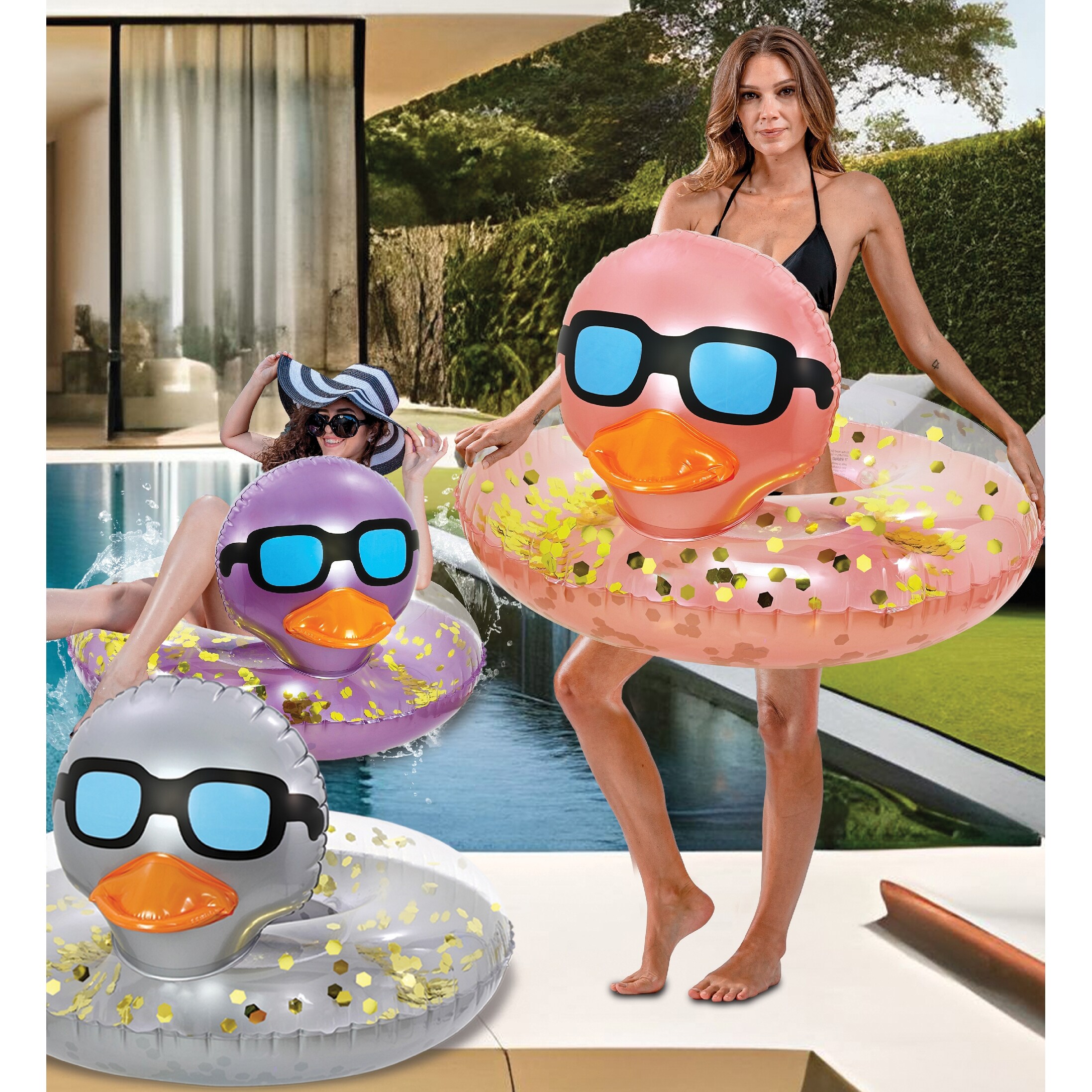 Watch POZA Inflatable Silver, Gold, And Rose