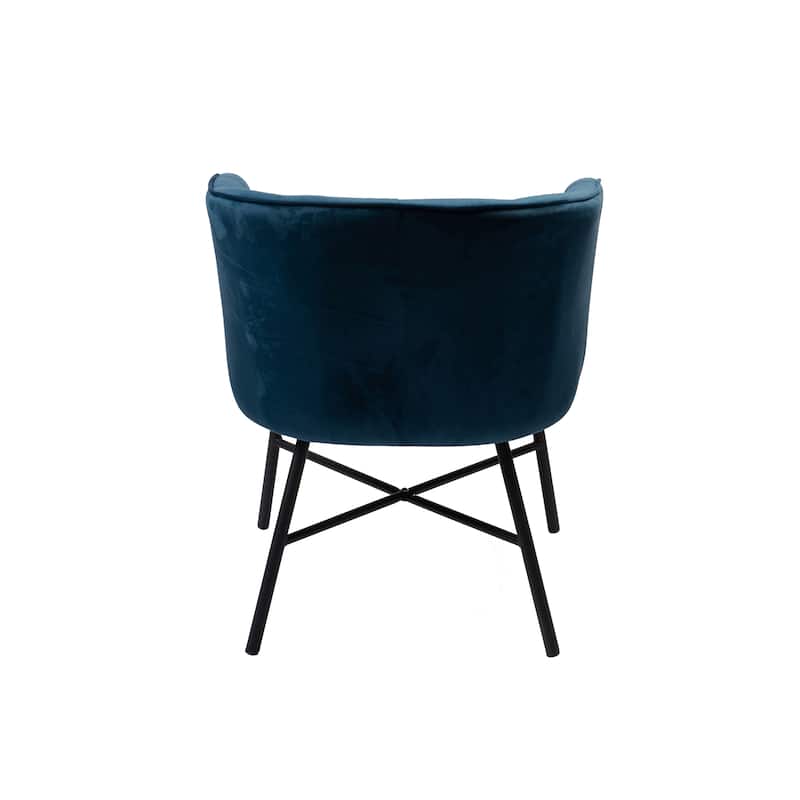 Porthos Home Belia Velvet Dining Chair, Rust-resistant Steel Legs - N/A
