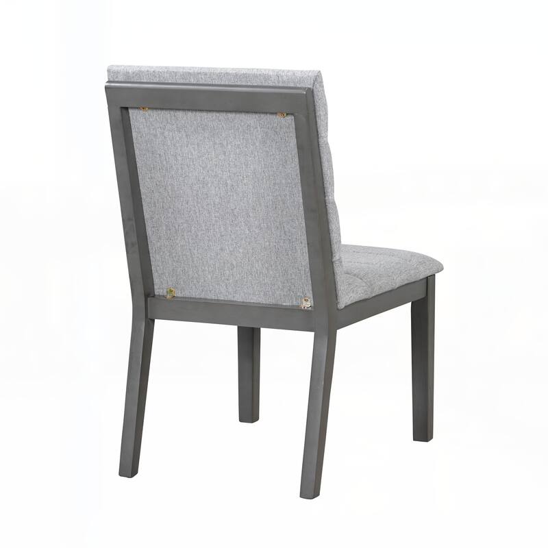 Tufted Upholstery Modern Dining Chairs Set of 2