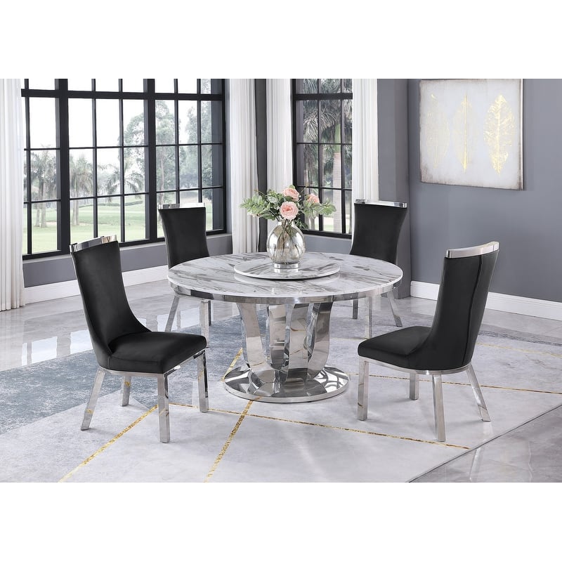 Best Quality 6pc Faux Marble Dining Set