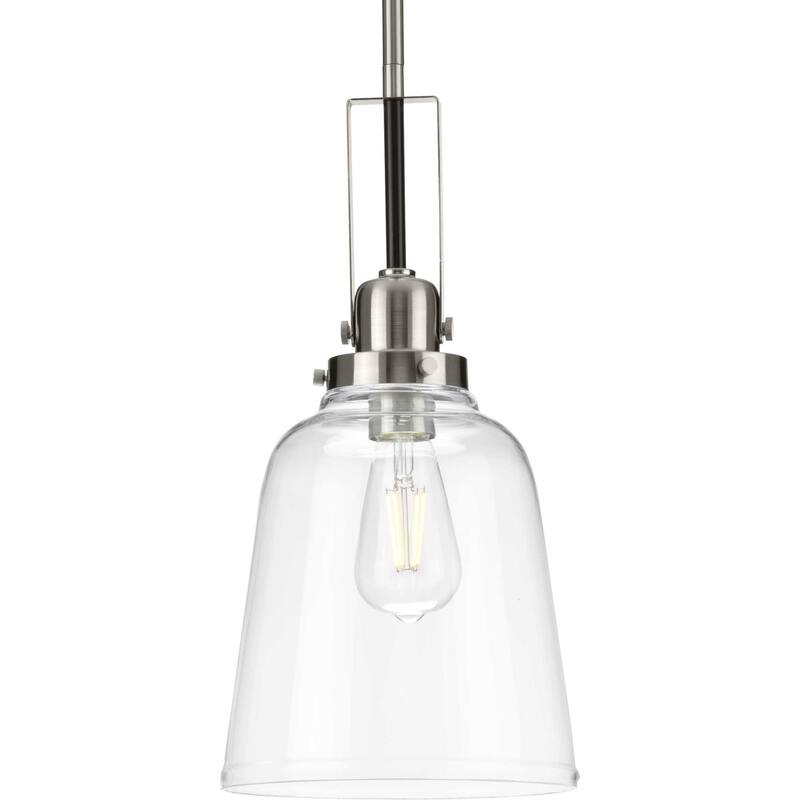 Progress Lighting Rushton 9" Wide Mini Pendant - Brushed Nickel